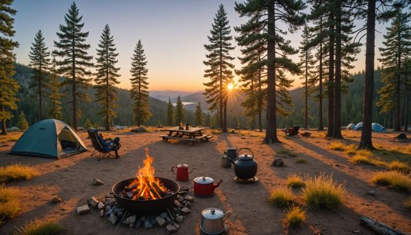 Emplacements nature camping