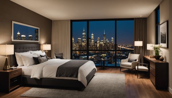 Nuit en hôtel moderne