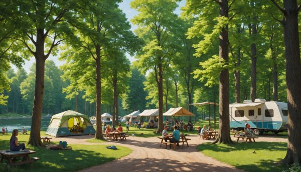 Quels campings proposent des emplacements ombragés ?